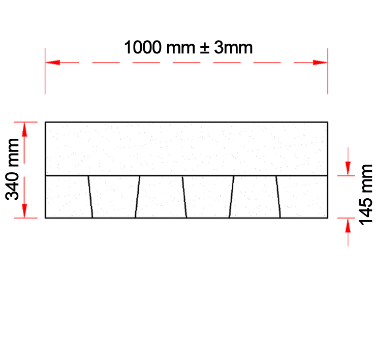 Ishi Asphalt Shingles – Laminated – Technical Drawing (1)