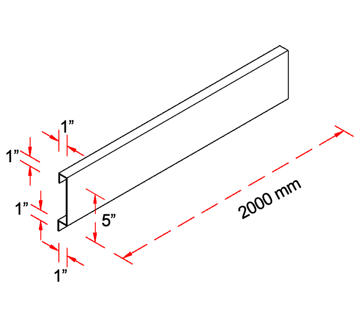 Ishi Stone Coated Box Barge – Technical Drawing