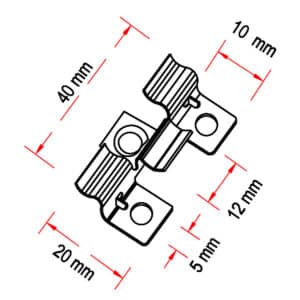 Locking Clip – Technical Drawing