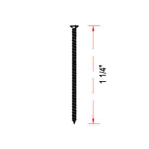 Stainless Screw 1 ¼ in – Technical Drawing